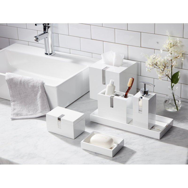 Roselli Houston Street 7 Piece Bathroom Accessory Set & Reviews | Wayfair